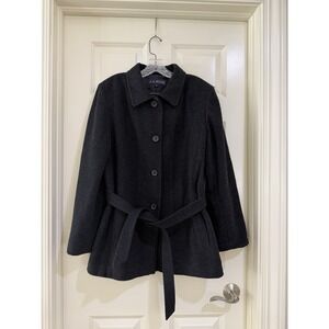 j. g. hook women 70% wool blend coat size 14